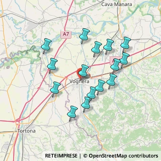 Mappa P. S. Bovo, 27058 Voghera PV, Italia (6.97733)