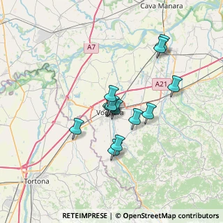 Mappa P. S. Bovo, 27058 Voghera PV, Italia (5.32077)