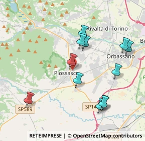 Mappa Via Frossasco, 10045 Piossasco TO, Italia (4.0825)