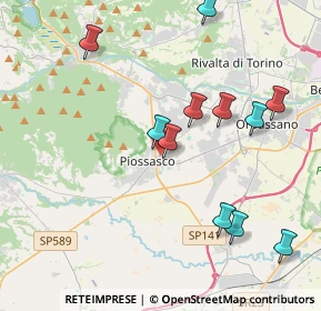 Mappa Via Frossasco, 10045 Piossasco TO, Italia (4.24273)