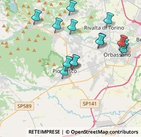 Mappa Via Frossasco, 10045 Piossasco TO, Italia (3.82)