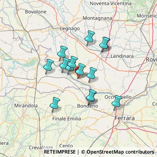 Mappa 45030 Calto RO, Italia (11.38143)