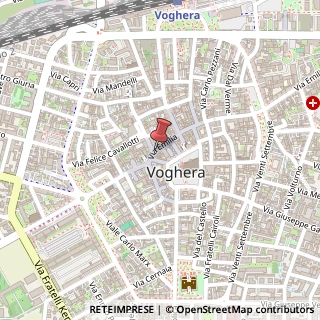 Mappa Via Emilia, 58, 27058 Voghera, Pavia (Lombardia)