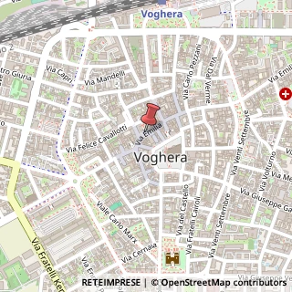 Mappa Via Emilia, 84, 27058 Voghera, Pavia (Lombardia)