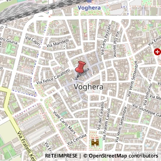 Mappa Via Emilia, 59, 27058 Voghera, Pavia (Lombardia)