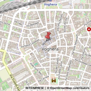 Mappa Via Emilia, 65, 27058 Voghera, Pavia (Lombardia)