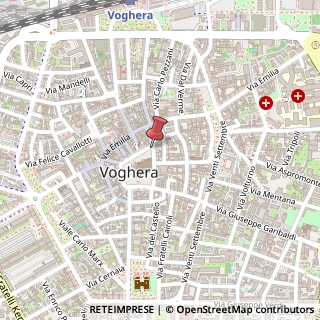 Mappa Piazza Duomo, 73, 27058 Voghera, Pavia (Lombardia)