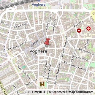 Mappa Piazza Duomo, 63, 27058 Voghera, Pavia (Lombardia)