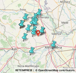 Mappa 15040 Cuccaro Monferrato AL, Italia (11.22)