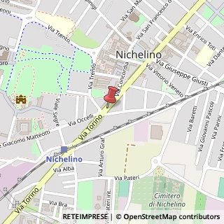Mappa Via Torino, 181, 10142 Nichelino, Torino (Piemonte)