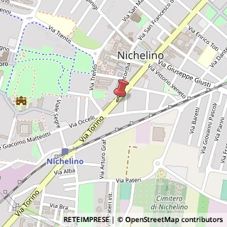 Mappa Via Torino, 173, 10042 Nichelino, Torino (Piemonte)