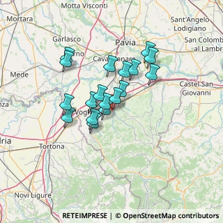 Mappa Via della Croce, 27054 Montebello della Battaglia PV, Italia (10.59889)