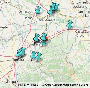 Mappa Via della Croce, 27054 Montebello della Battaglia PV, Italia (14.595)