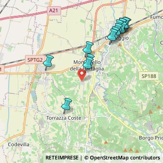 Mappa Via della Croce, 27054 Montebello della Battaglia PV, Italia (2.37714)