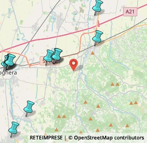 Mappa Via della Croce, 27054 Montebello della Battaglia PV, Italia (5.51692)