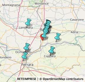 Mappa Via I Maggio, 45033 Bosaro RO, Italia (9.74824)