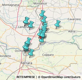 Mappa Via I Maggio, 45033 Bosaro RO, Italia (10.52059)