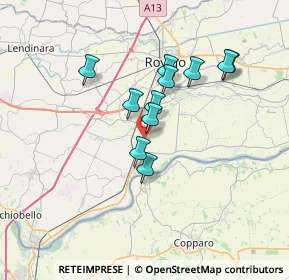 Mappa Via I Maggio, 45033 Bosaro RO, Italia (5.62091)