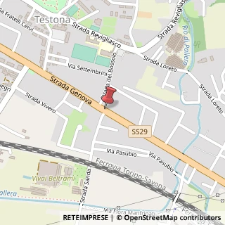 Mappa Str. Genova, 10024 Moncalieri, Torino (Piemonte)