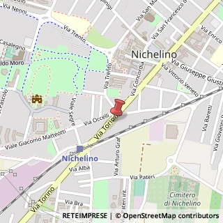 Mappa Via Torino, 191, 10042 Nichelino, Torino (Piemonte)
