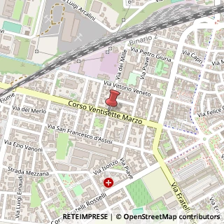 Mappa Corso XXVII Marzo, 104, 27058 Voghera, Pavia (Lombardia)