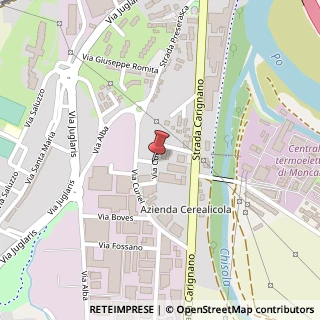 Mappa Via Eugenio Curiel, 14/TER, 10024 Moncalieri, Torino (Piemonte)