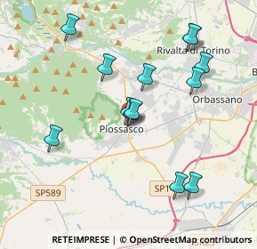 Mappa Via Provinciale Susa, 10045 Piossasco TO, Italia (3.76462)