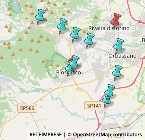 Mappa Via Provinciale Susa, 10045 Piossasco TO, Italia (3.91455)