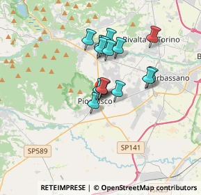 Mappa Via Provinciale Susa, 10045 Piossasco TO, Italia (2.574)