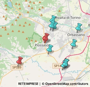Mappa Via Provinciale Susa, 10045 Piossasco TO, Italia (3.98273)