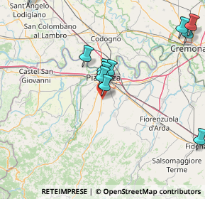 Mappa Via Galileo Galilei, 29027 Podenzano PC, Italia (17.53818)