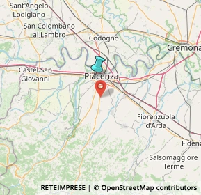 Mappa Via Galileo Galilei, 29027 Podenzano PC, Italia (50.57083)