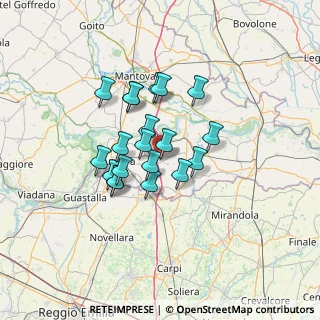 Mappa Via Alessandro Volta, 46020 Pegognaga MN, Italia (10.151)