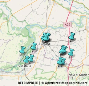 Mappa Via Alessandro Manzoni, 46029 Suzzara MN, Italia (6.2645)