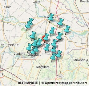 Mappa Via Alessandro Manzoni, 46029 Suzzara MN, Italia (10.814)