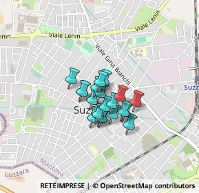 Mappa Via Alessandro Manzoni, 46029 Suzzara MN, Italia (0.238)