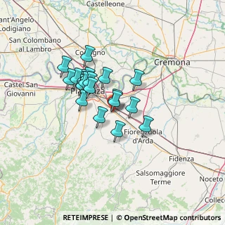 Mappa Via Alessandro Volta, 29010 Pontenure PC, Italia (10.077)