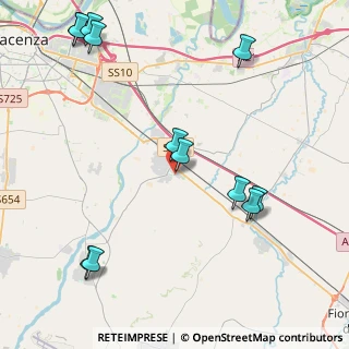 Mappa Via Alessandro Volta, 29010 Pontenure PC, Italia (5.30417)
