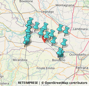 Mappa Via A. Boito, 46028 Sermide MN, Italia (11.4815)