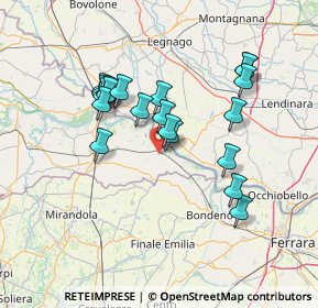 Mappa Via A. Boito, 46028 Sermide MN, Italia (12.92)