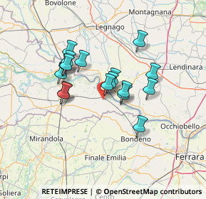 Mappa Via A. Boito, 46028 Sermide MN, Italia (11.02118)