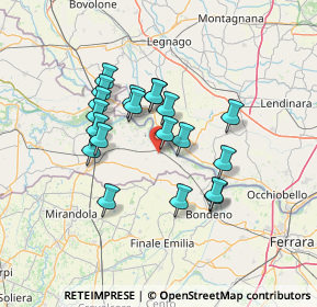 Mappa Via A. Boito, 46028 Sermide MN, Italia (11.5195)