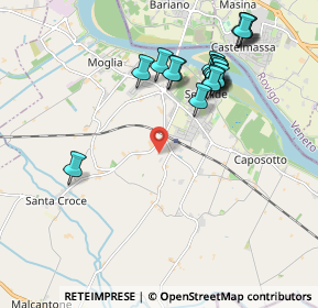 Mappa Via A. Boito, 46028 Sermide MN, Italia (2.125)