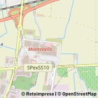 Map Montebello della Battaglia