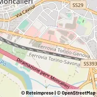 Karte Moncalieri