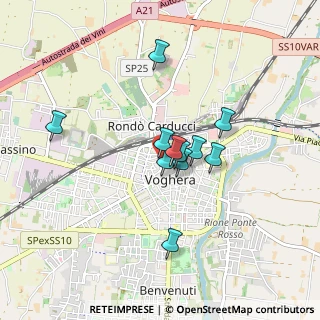 Mappa Via S Ambrogio, 27058 Voghera PV, Italia (0.63727)