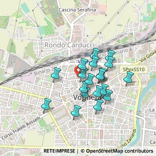 Mappa Via S Ambrogio, 27058 Voghera PV, Italia (0.369)