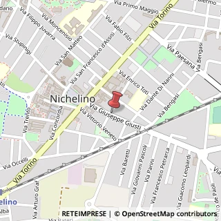 Mappa Via D. Chiesa, 2, 10042 Nichelino, Torino (Piemonte)