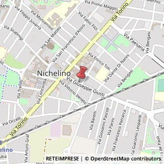 Mappa Via G. Giusti, 9, 10042 Nichelino, Torino (Piemonte)