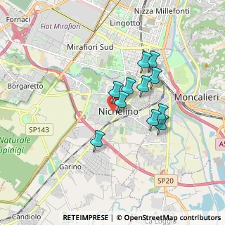 Mappa 10042 Nichelino TO, Italia (1.36909)